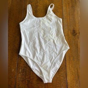 Burberry jolie logo one piece swimsuit